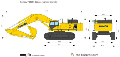 Komatsu PC800-8 Backhoe Hydraulic Excavator