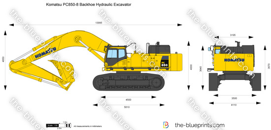 Komatsu PC850-8 Backhoe Hydraulic Excavator