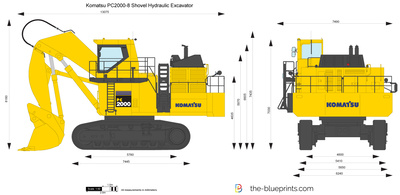 Komatsu PC2000-8 Shovel Hydraulic Excavator