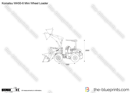 Komatsu WA50-6 Mini Wheel Loader