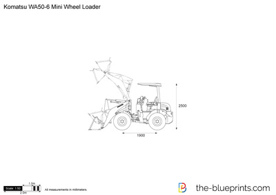 Komatsu WA50-6 Mini Wheel Loader