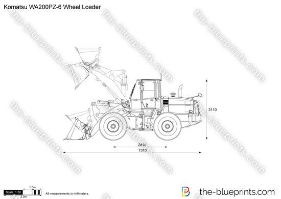 Komatsu WA200PZ-6 Wheel Loader