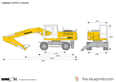 Liebherr A 914 C Litronic Wheeled Excavator