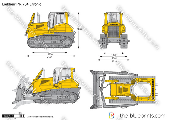 Liebherr PR 734 Litronic Crawler Tractor