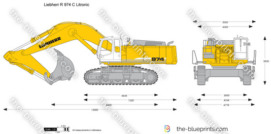 Liebherr R 974 C Litronic Excavator