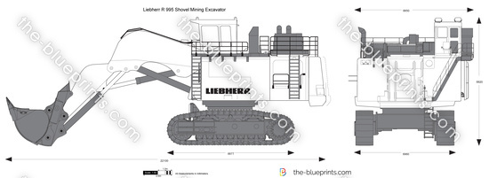 Liebherr R 995 Shovel Mining Excavator
