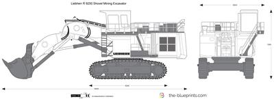 Liebherr R 9250 Shovel Mining Excavator