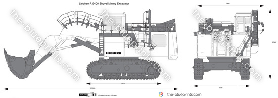 Liebherr R 9400 Shovel Mining Excavator
