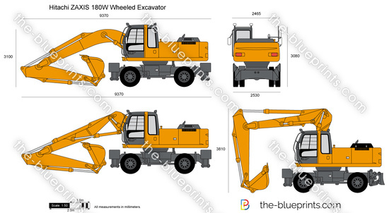 Hitachi ZAXIS 180W Wheeled Excavator