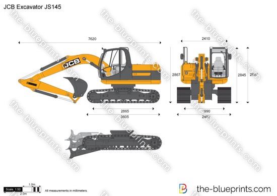 JCB JS145 Excavator