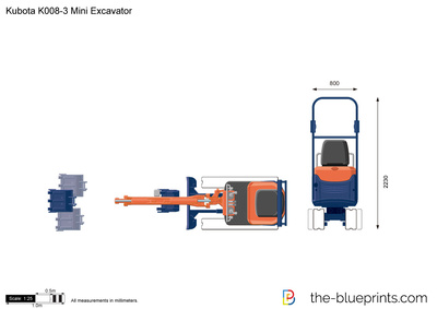 Kubota K008-3 Mini Excavator