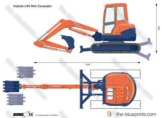Kubota U45 Mini Excavator