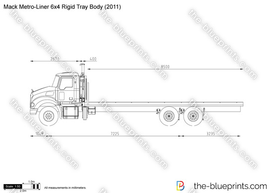 Mack Metro-Liner 6x4 Rigid Tray Body