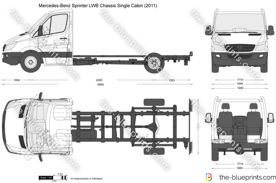 Mercedes-Benz Sprinter LWB Chassis Single Cabin