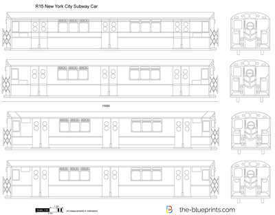 R15 New York City Subway Car