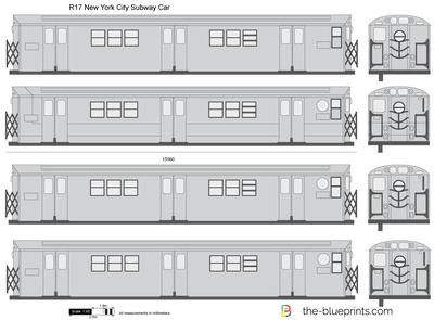 R17 New York City Subway Car
