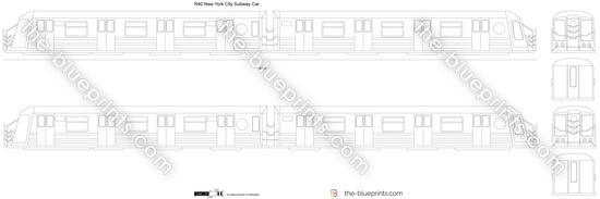 R40 New York City Subway Car