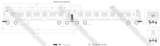 R42 New York City Subway Car
