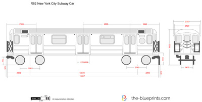 R62 New York City Subway Car