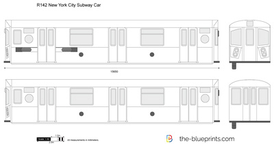 R142 New York City Subway Car