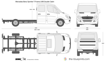 Mercedes-Benz Sprinter T-Frame LWB Double Cabin