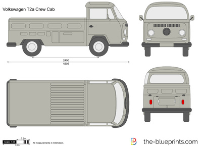 Volkswagen T2a Crew Cab