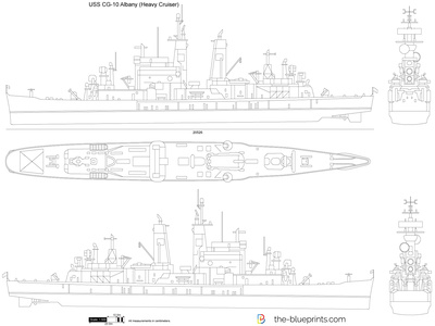 USS CG-10 Albany (Heavy Cruiser)