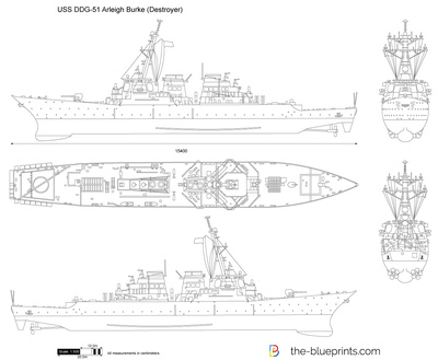 USS DDG-51 Arleigh Burke (Destroyer)
