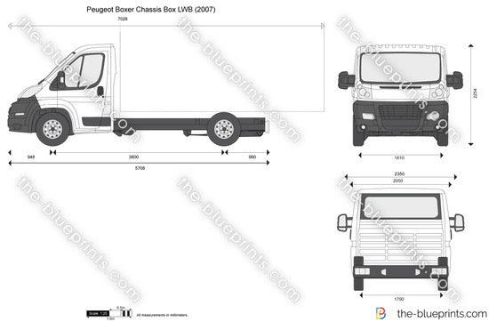 Peugeot Boxer Chassis Box LWB