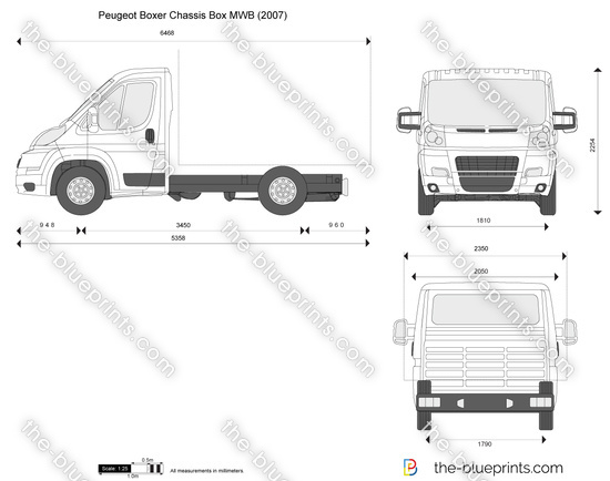 Peugeot Boxer Chassis Box MWB