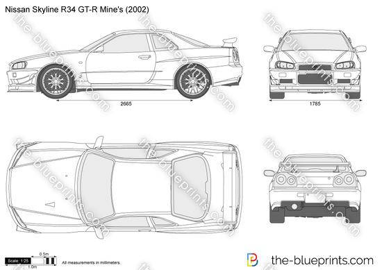 Nissan Skyline R34 GT-R Mine's