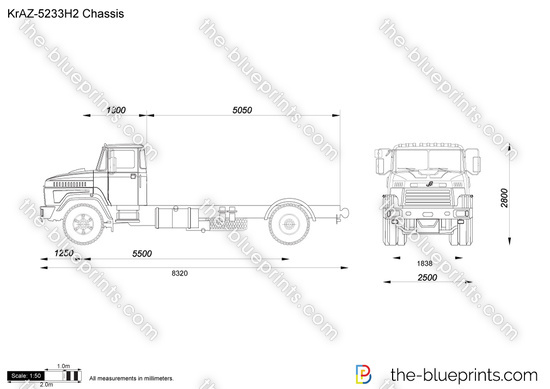 KrAZ-5233H2 Chassis