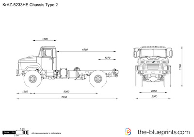 KrAZ-5233HE Chassis Type 2