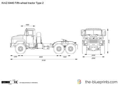 KrAZ-6446 Fifth-wheel tractor Type 2