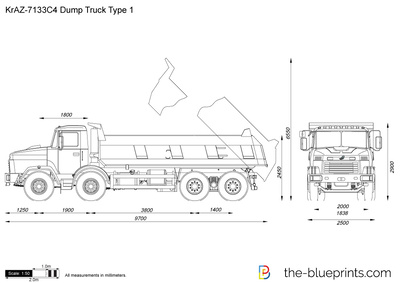 KrAZ-7133C4 Dump Truck Type 1