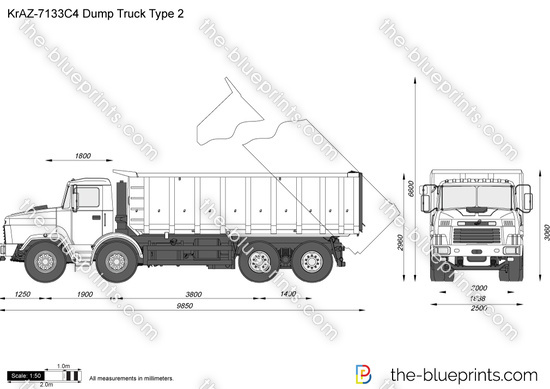 KrAZ-7133C4 Dump Truck Type 2
