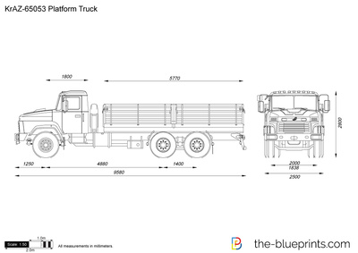 KrAZ-65053 Platform Truck