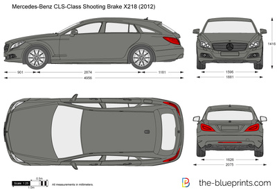 Mercedes-Benz CLS-Class Shooting Brake X218 (2012)
