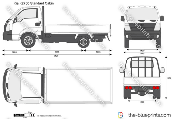 Kia K2700 Standard Cabin