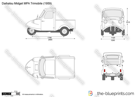 Daihatsu Midget MPA Trimobile