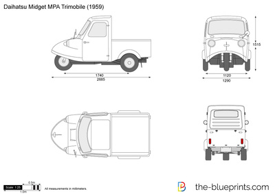 Daihatsu Midget MPA Trimobile