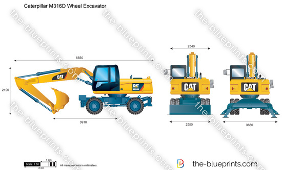 Caterpillar M316D Wheel Excavator