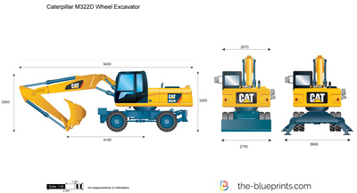Caterpillar M322D Wheel Excavator