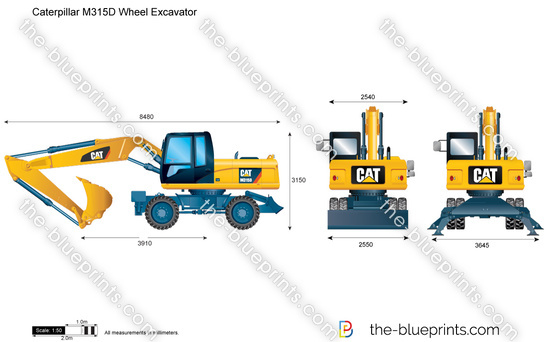 Caterpillar M315D Wheel Excavator