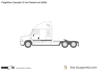 Freightliner Cascadia 72 inch Raised roof (2008)