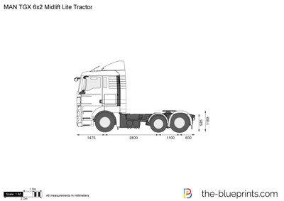MAN TGX 6x2 Midlift Lite Tractor