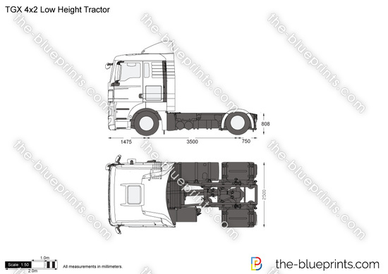 MAN TGX 4x2 Low Height Tractor