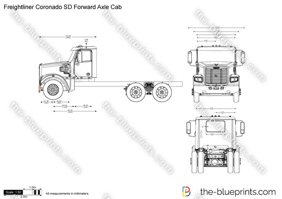 Freightliner Coronado SD Forward Axle Cab