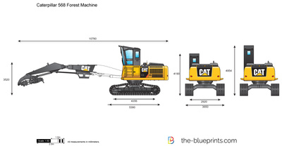 Caterpillar 568 Forest Machine