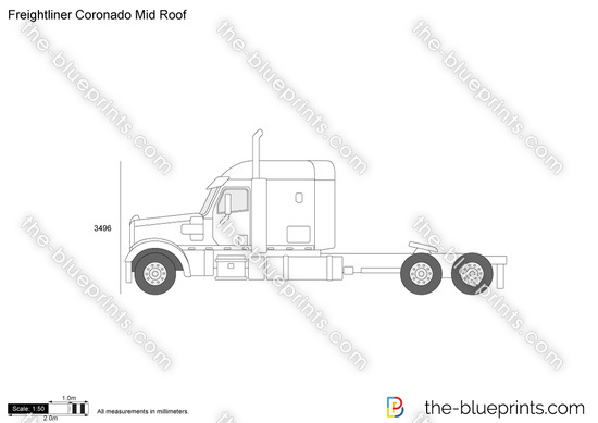 Freightliner Coronado Mid Roofy